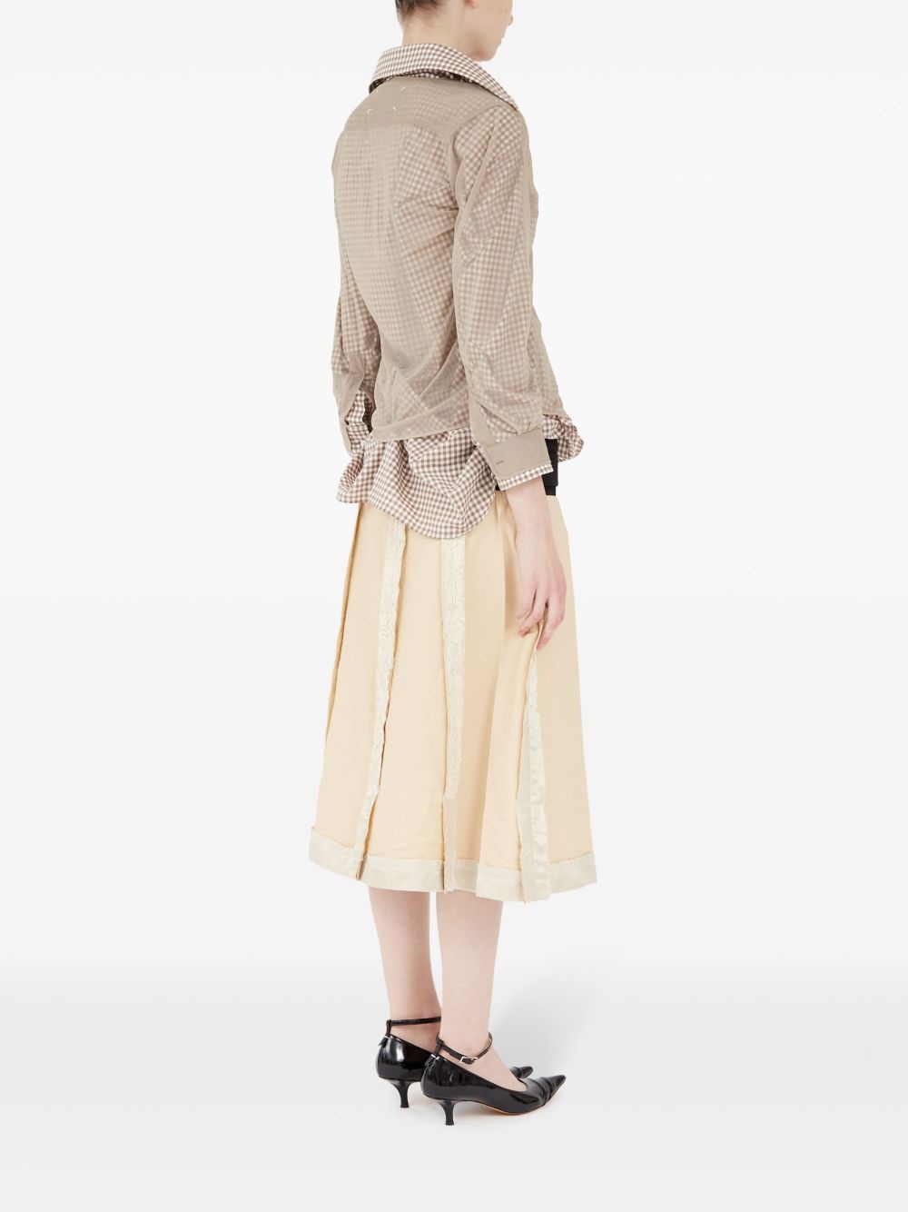 checked cotton shirt - 4