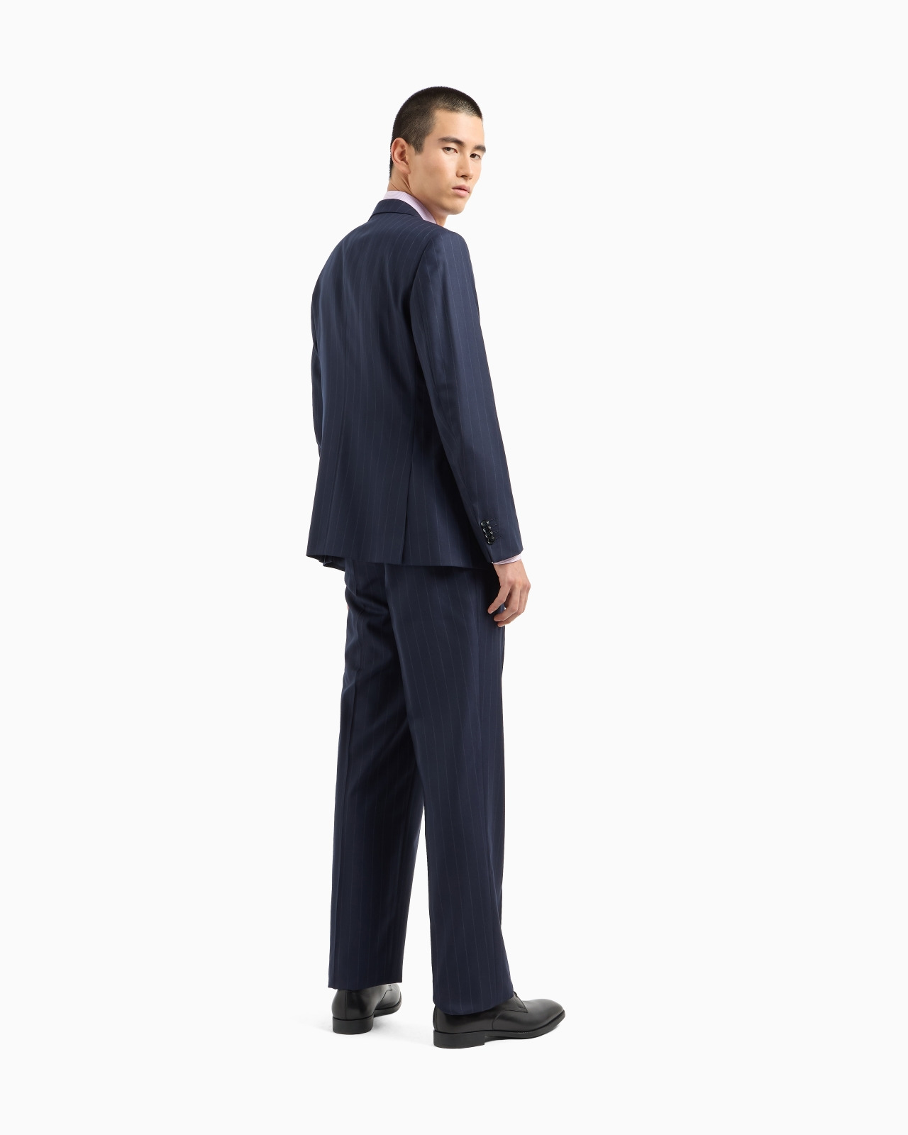 Single-breasted Soho line suit in pinstriped virgin wool - 3