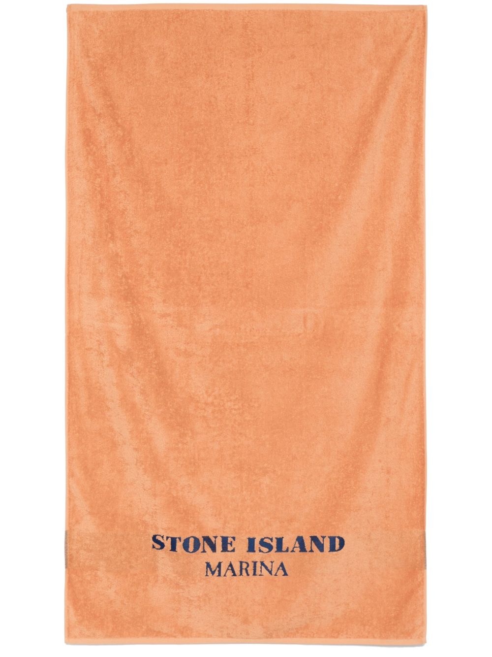 logo-embroidered beach towel - 2