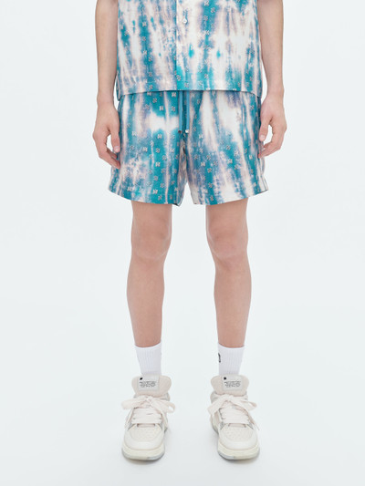 AMIRI BLEACHED MA PAISLEY SILK SHORT outlook