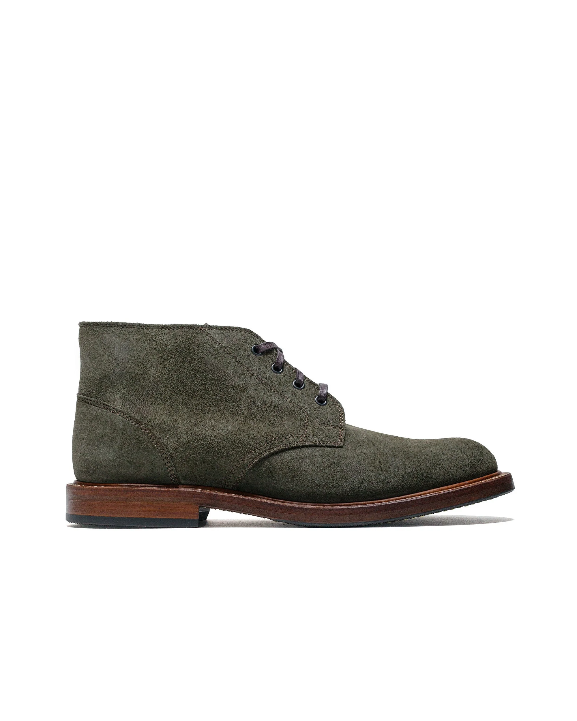 The Steadfast Chukka Boots Japanese Suede Olive - 1
