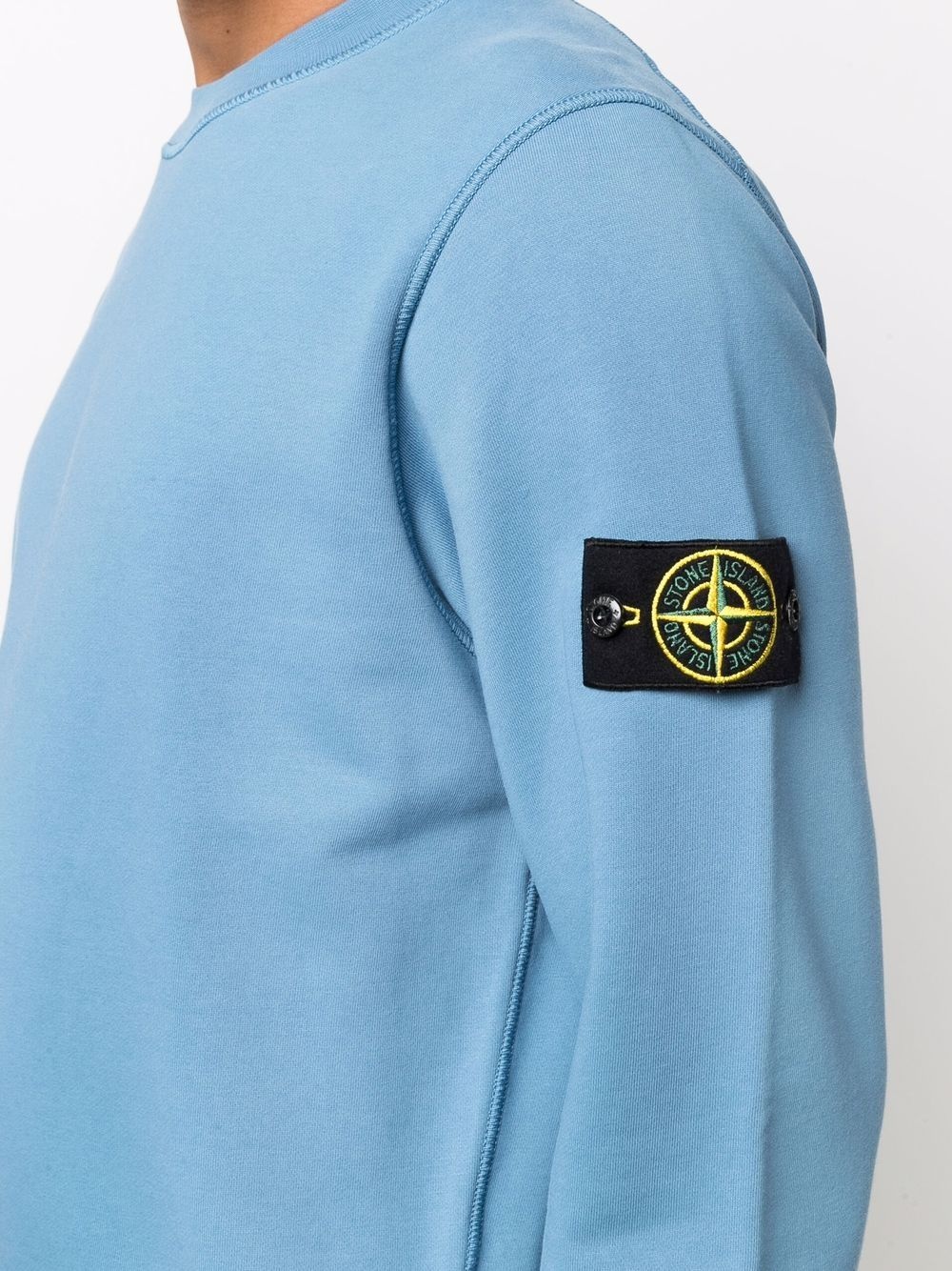 Compass badge crew-neck sweatshirt - 5