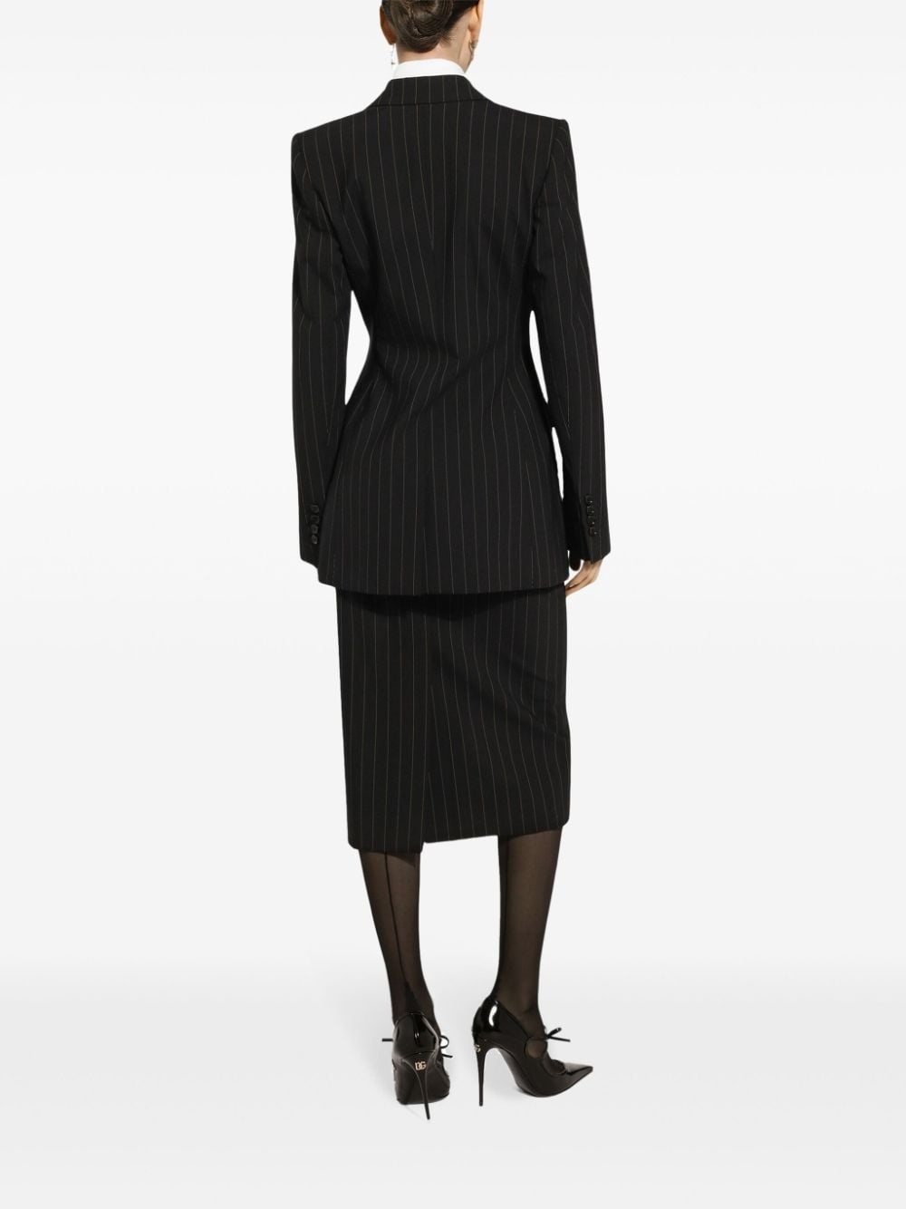 pinstriped skirt - 4
