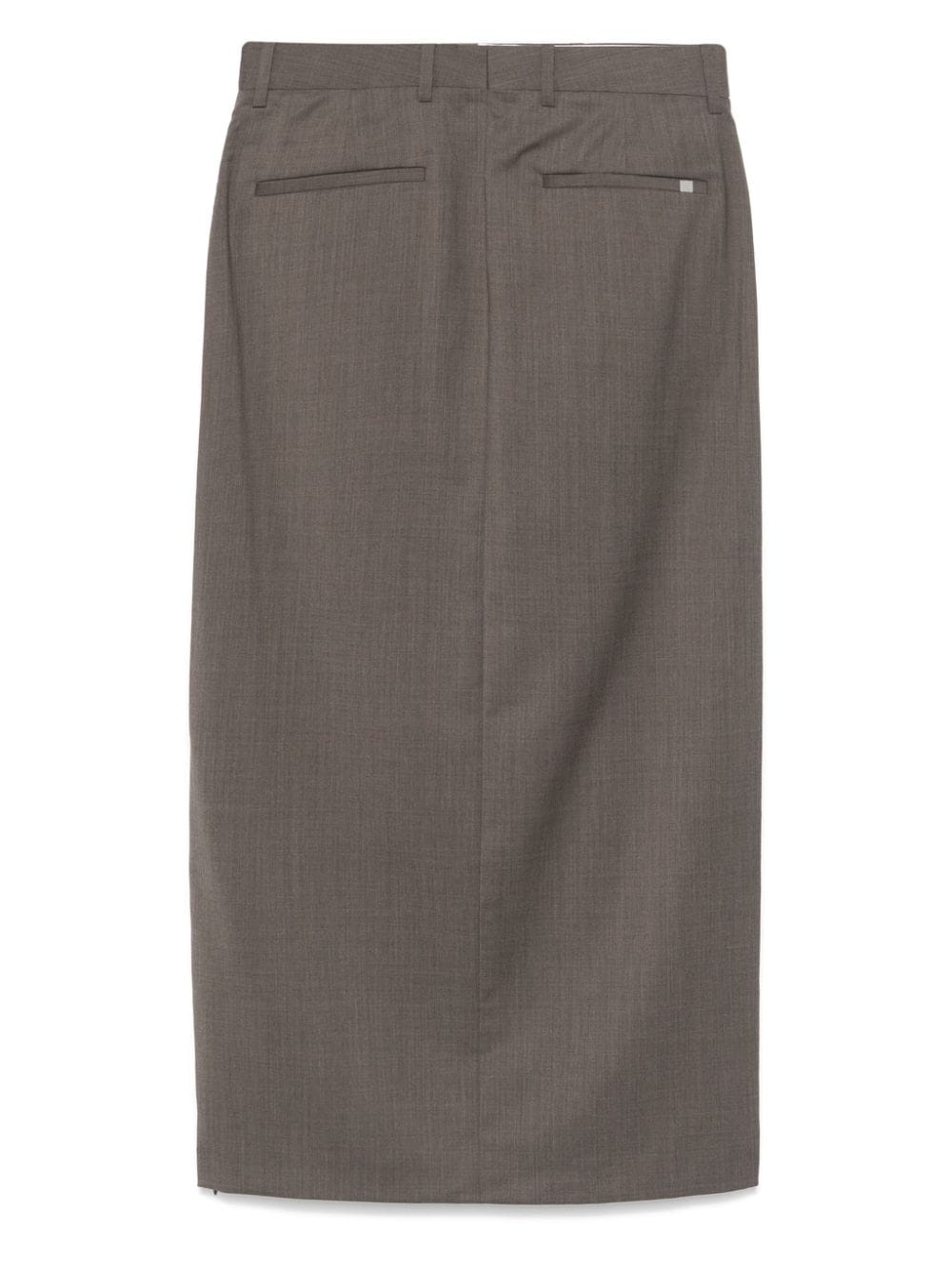 zipped maxi skirt - 2