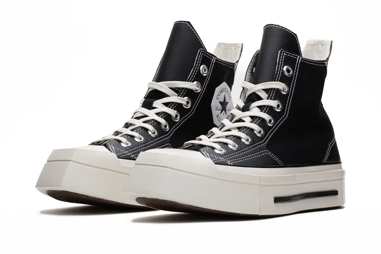 Chuck 70 De Luxe Squared Hi "Black" - 4