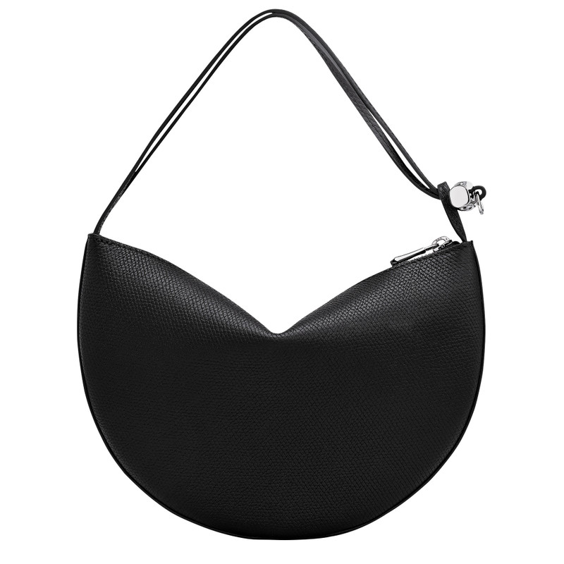 Le Roseau Clutch Black - Leather 4