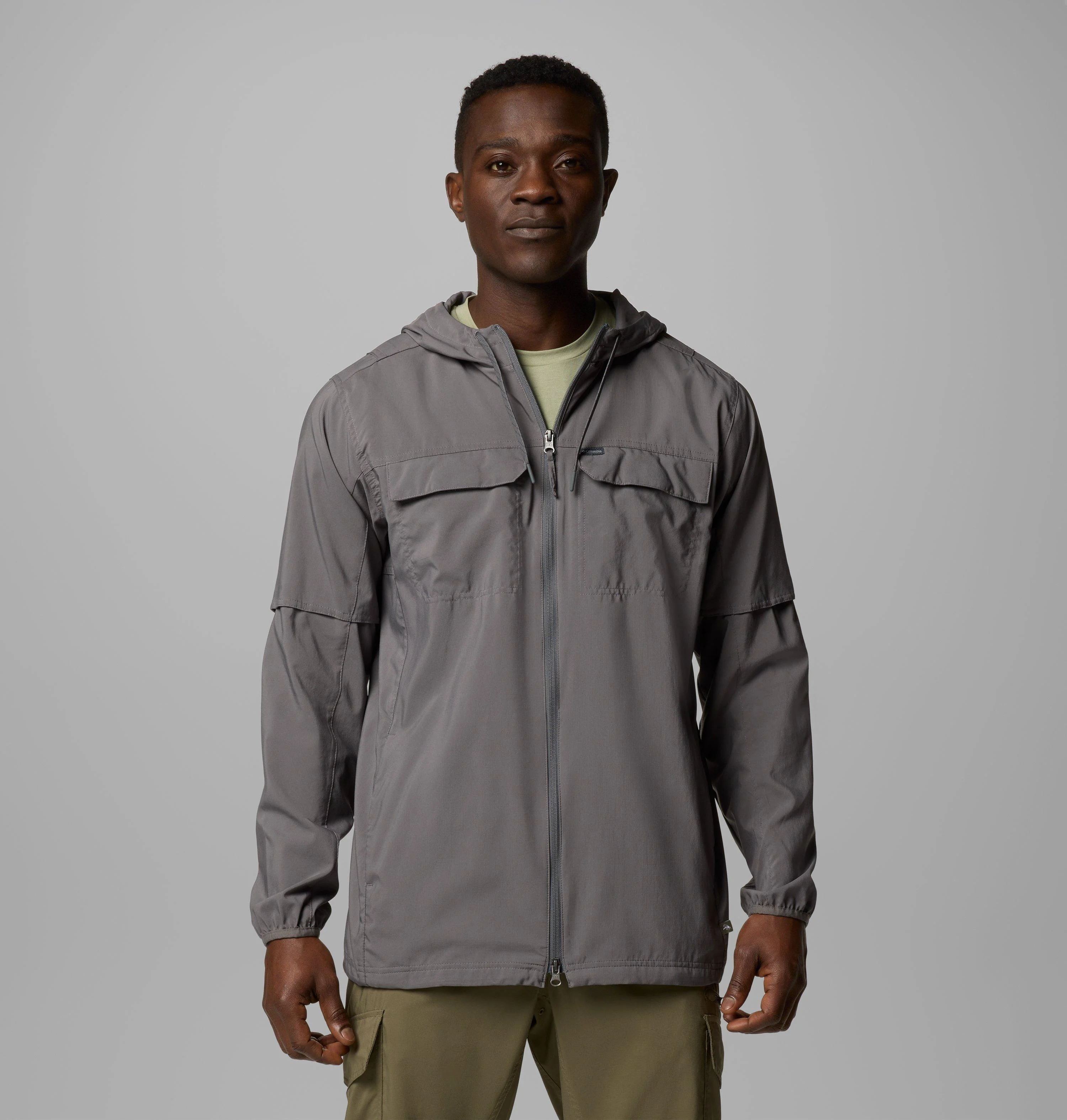Men's Skien Valley Hooded Long Sleeve Shirt - 1