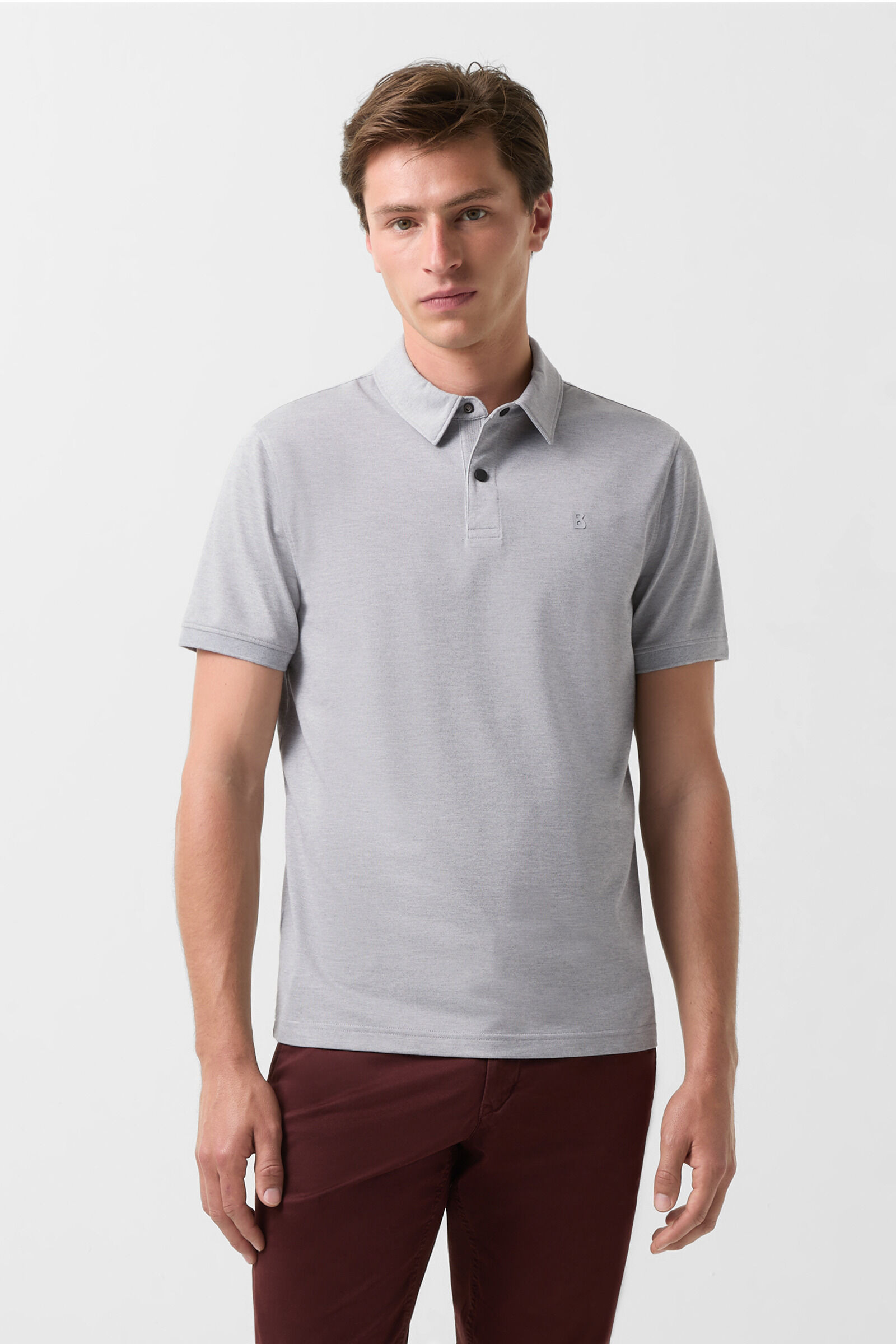 Timo polo shirt in Light gray - 2