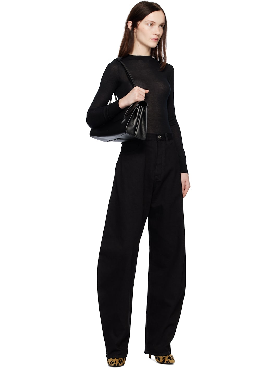 Black 'Le Teckel Flap' Bag - 4