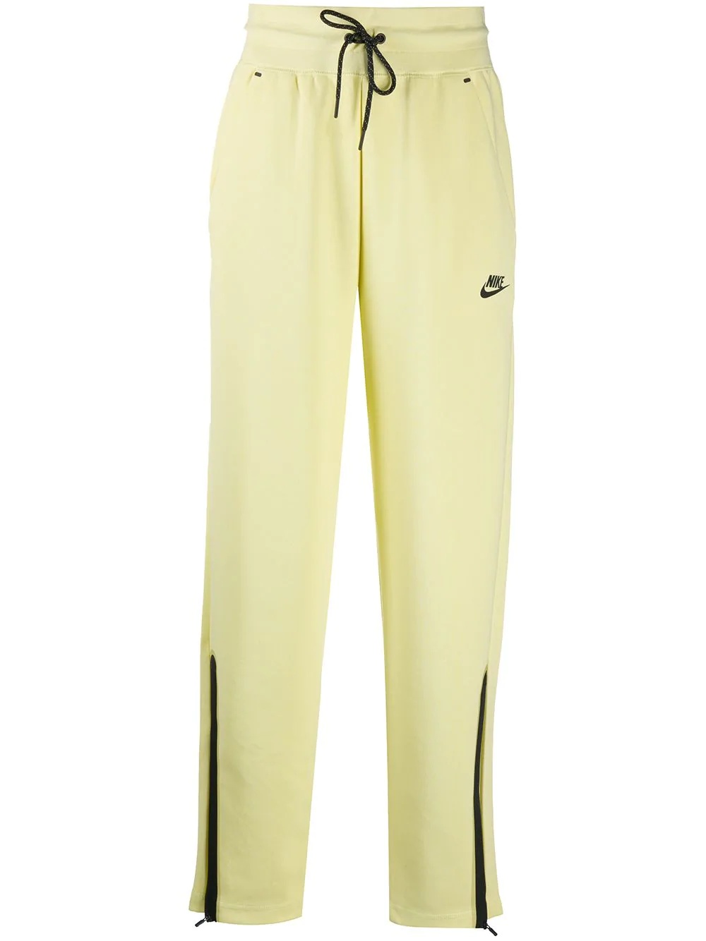 contrasting panel detail track pants - 1