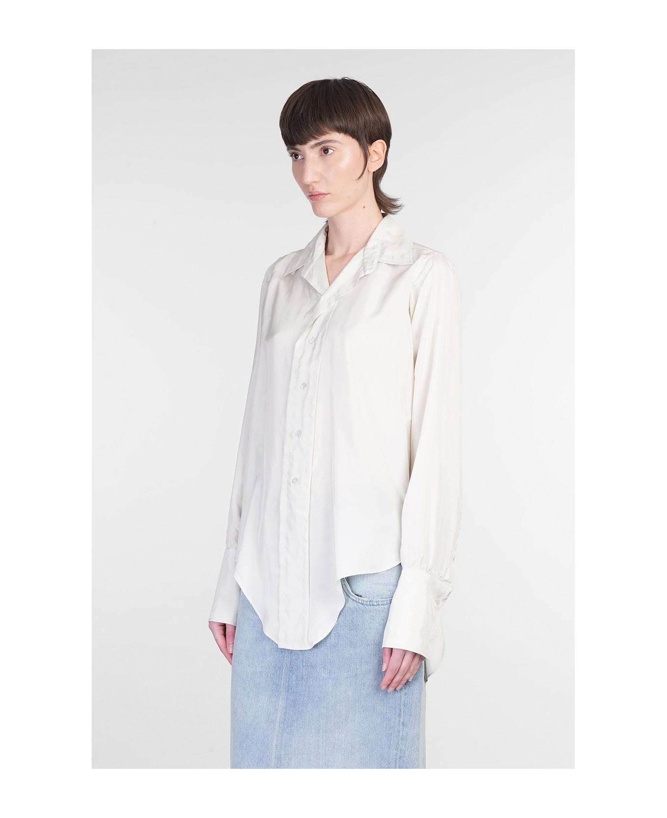 Shirt In Grey Viscose - 4