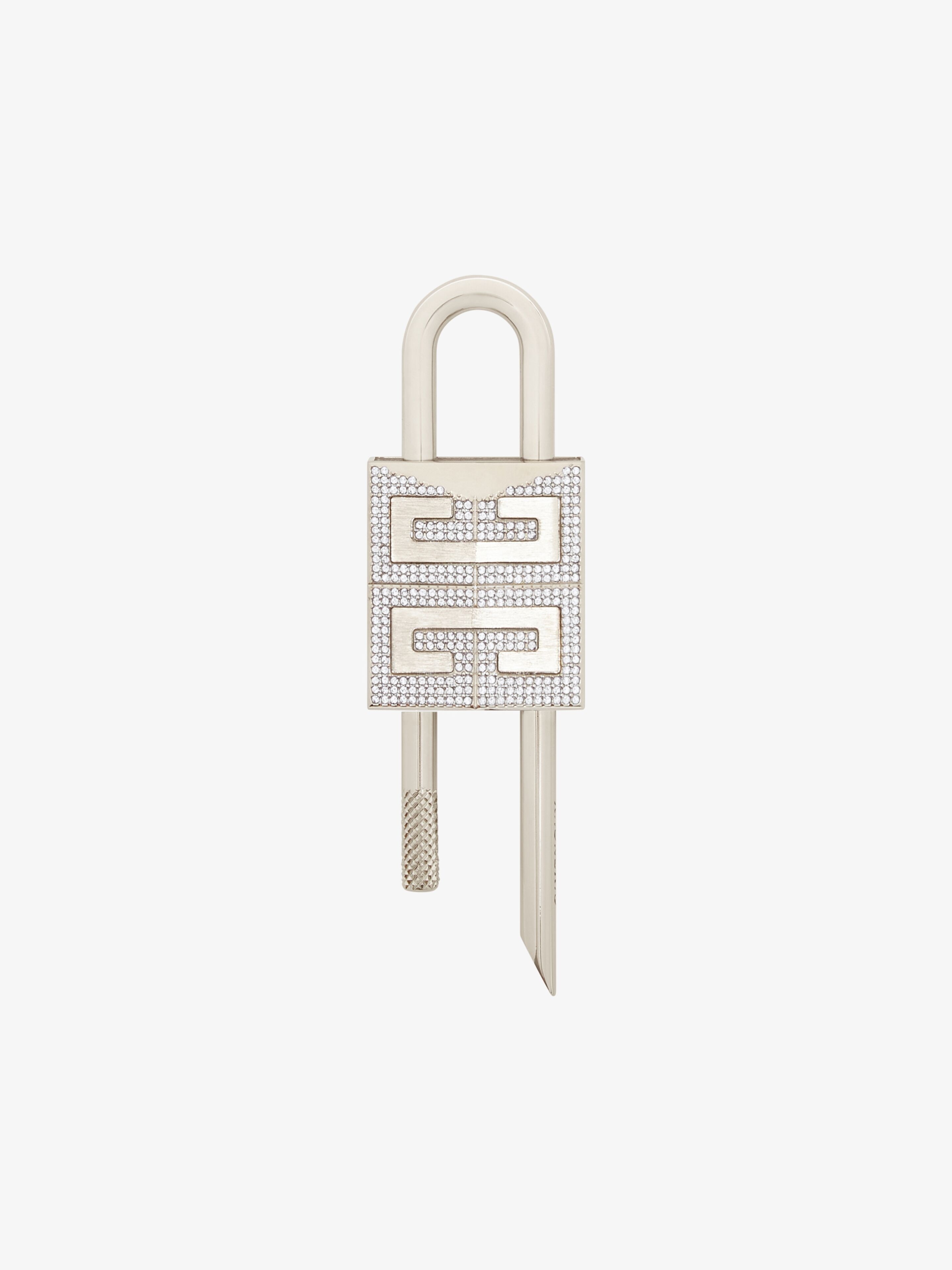 4G PADLOCK IN METAL WITH STRASS - 1