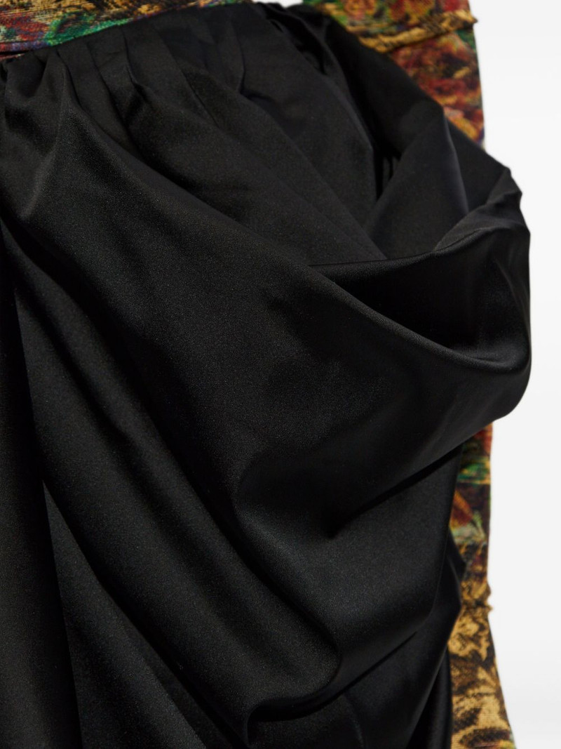 draped mini skirt 4