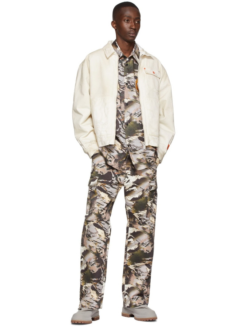 Heron Preston Green Cotton Shirt outlook
