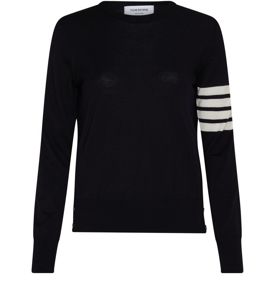 4-Bar round-neck sweater - 1