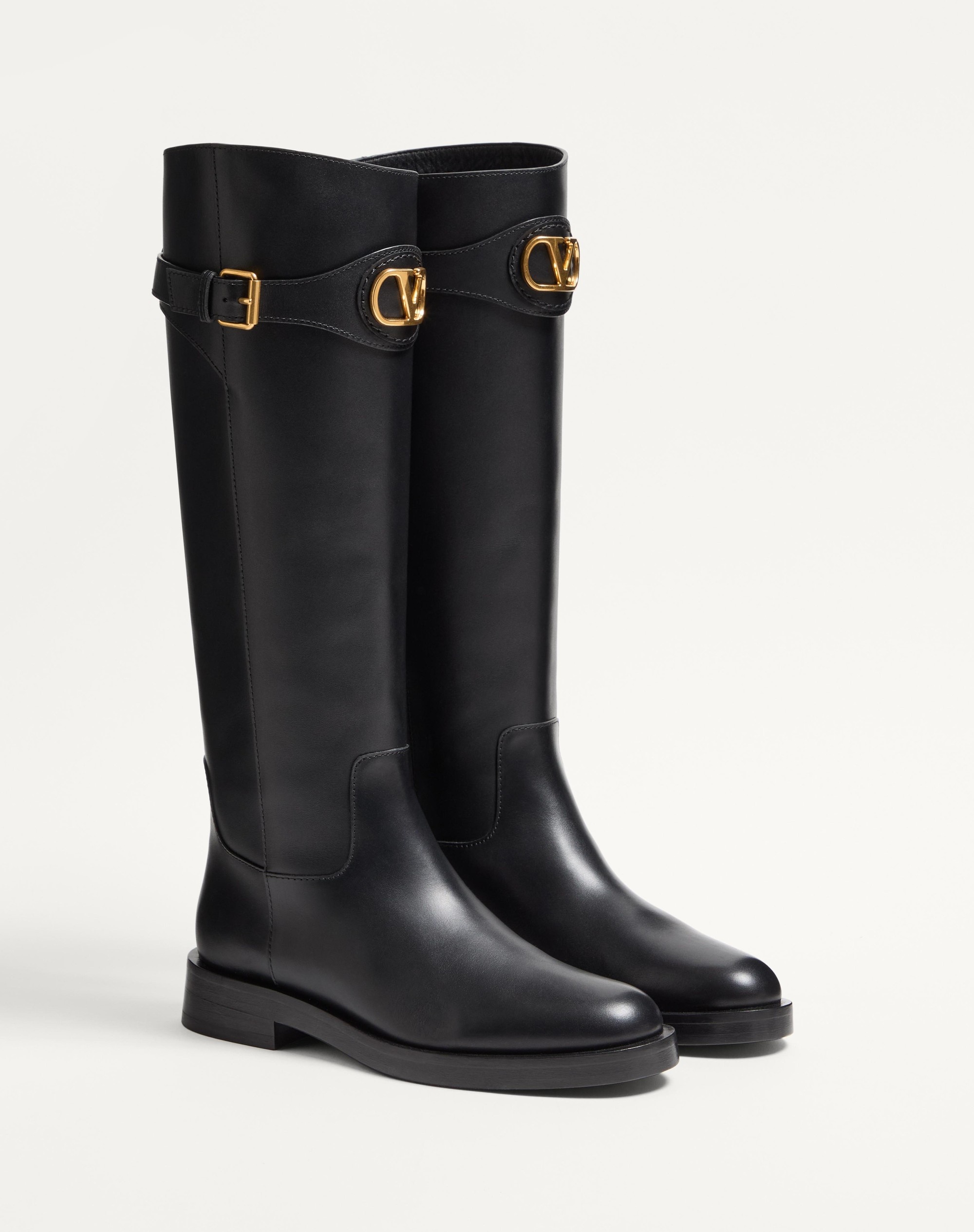 VLOGO SIGNATURE CALFSKIN BOOT 30MM - 3