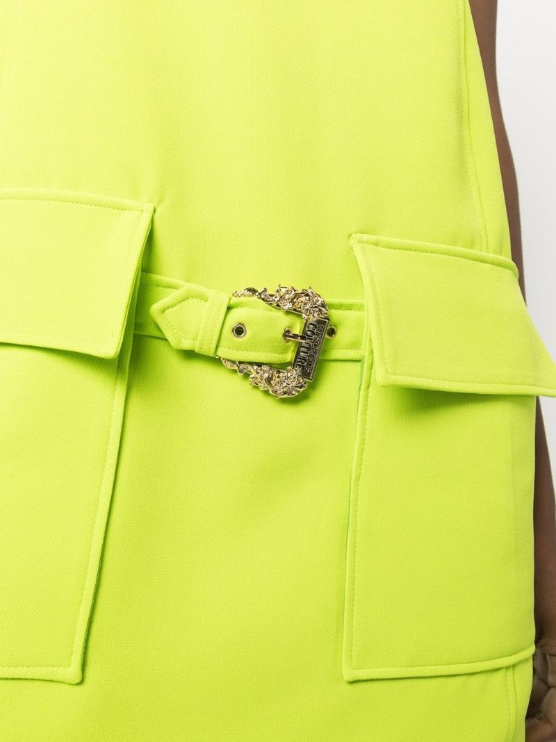 belted short-sleeve minidress 5