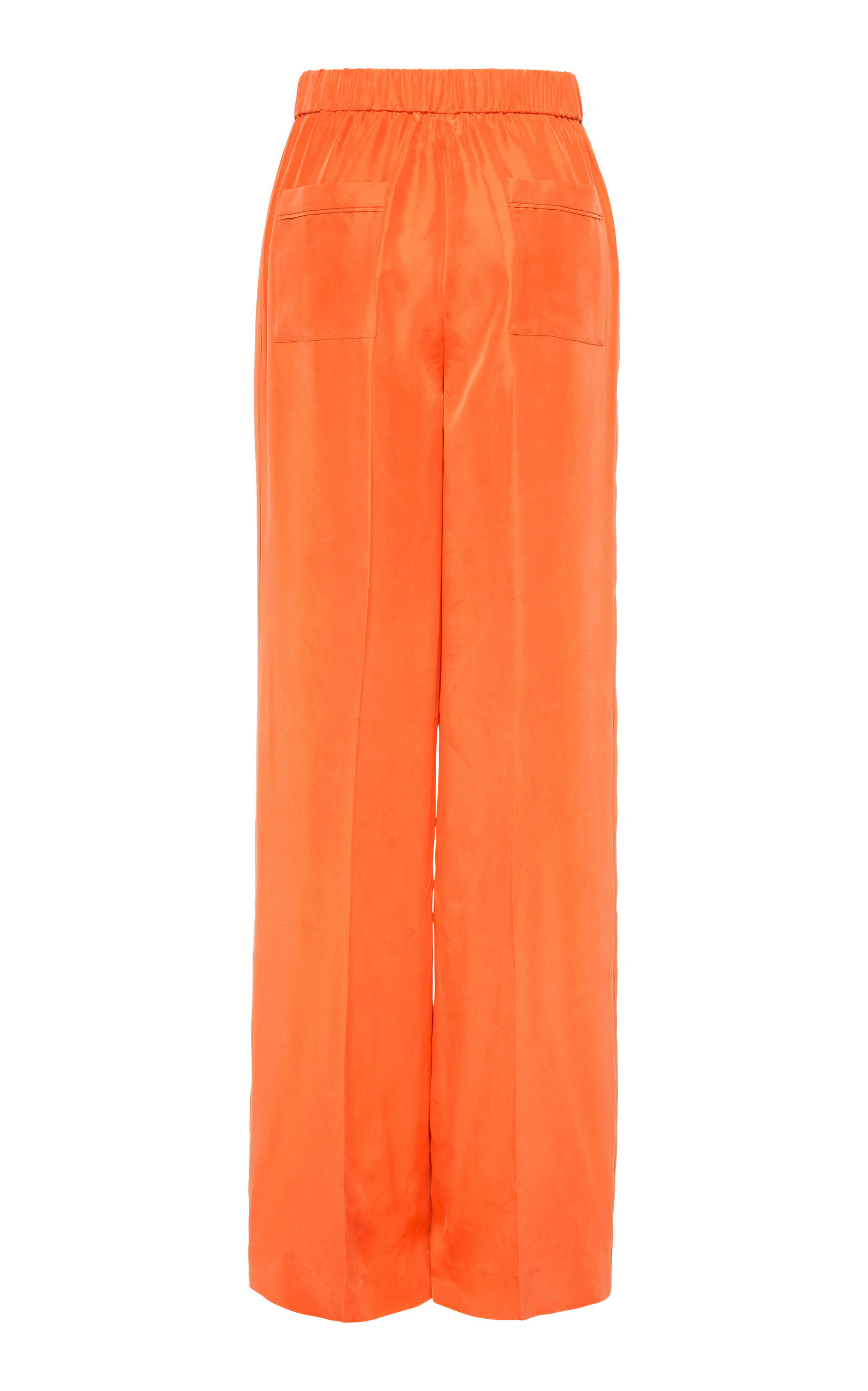 Heritage Ease Silk Pants orange - 4