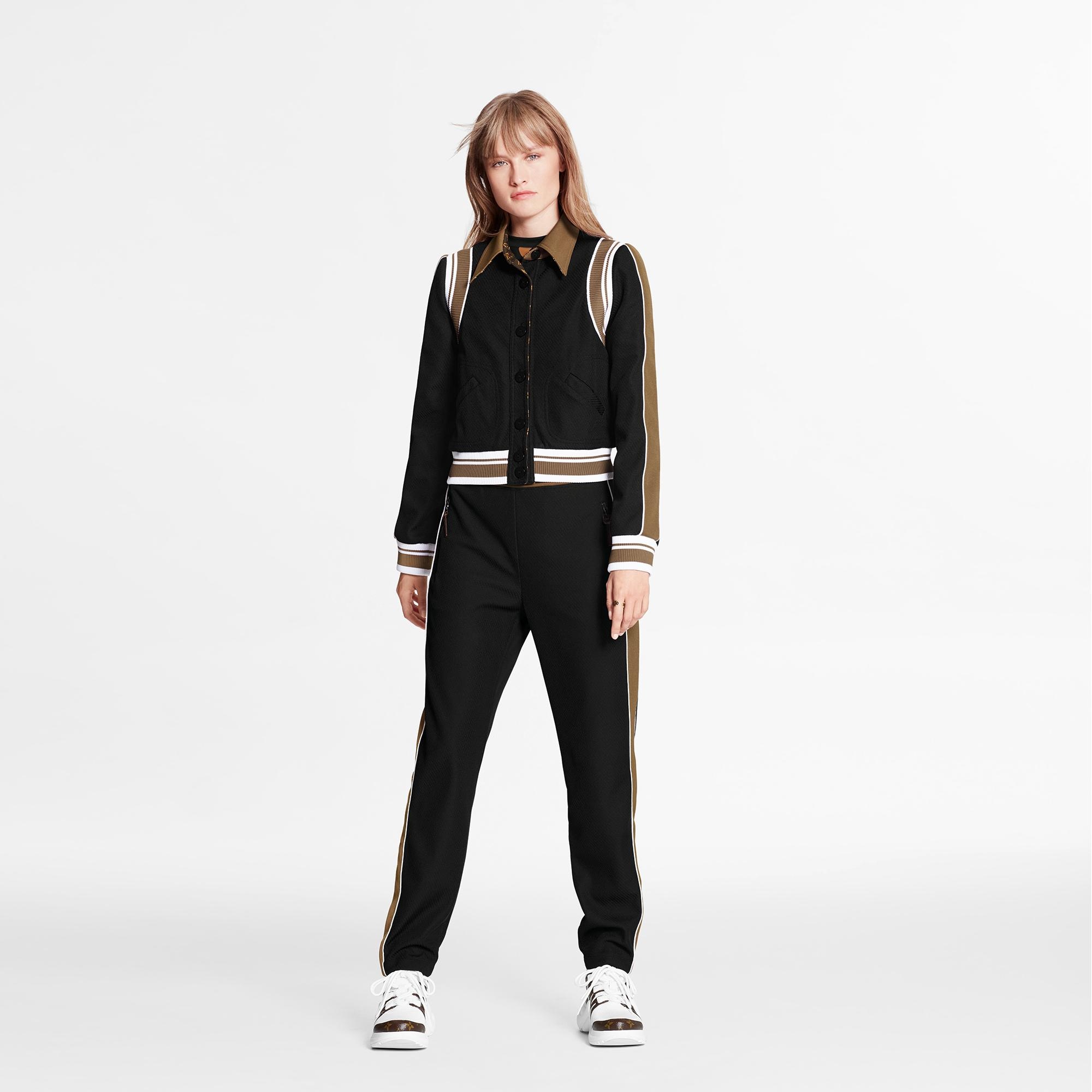 Graphic Ribbing Reversible Bomber Jacket  - 2