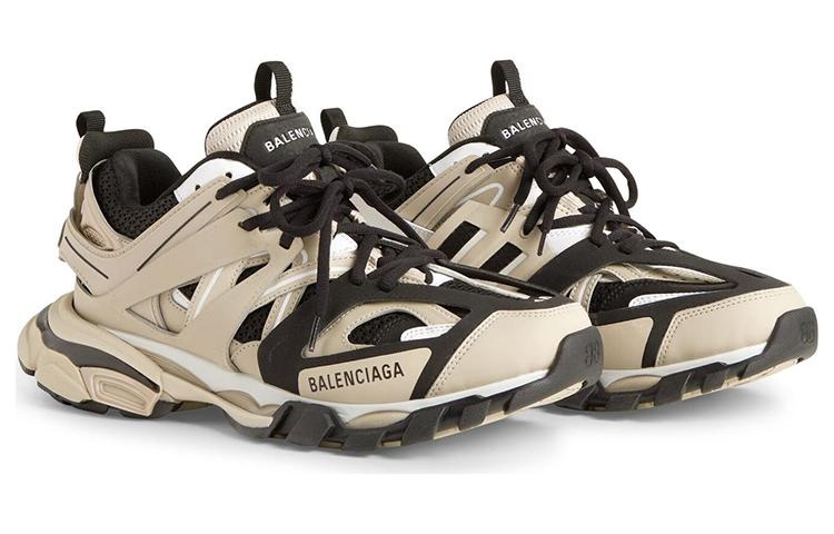 Balenciaga Track Sneakers 'Beige and Black Mesh and Nylon' 542023W3AC48071 - 3