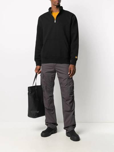 Carhartt zipped pullover jumper outlook