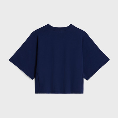 CELINE celine paris loose sweatshirt in cotton fleece outlook