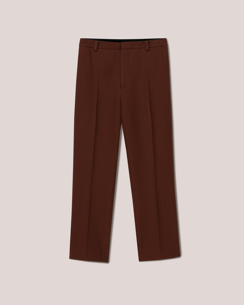JUN - Rustic tweed pants - Rust 1