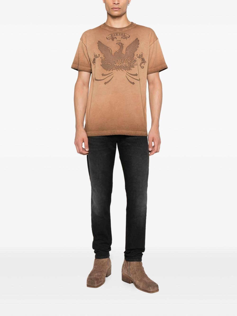 logo-plaque jeans - 2