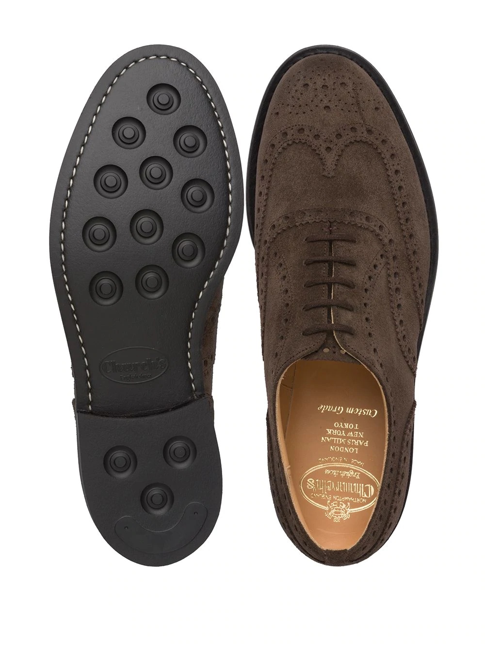 Amersham LW suede Oxford brogues - 3