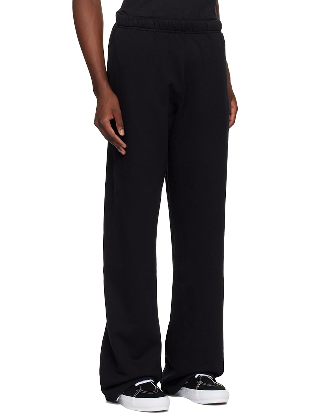 Black Heavyweight Puddle Sweatpants - 2