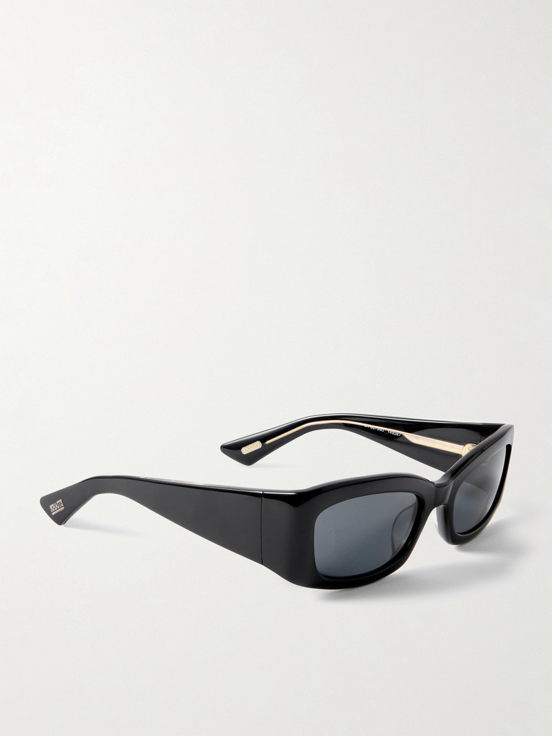 + Khaite 1989c Rectangular-frame Acetate Sunglasses 3