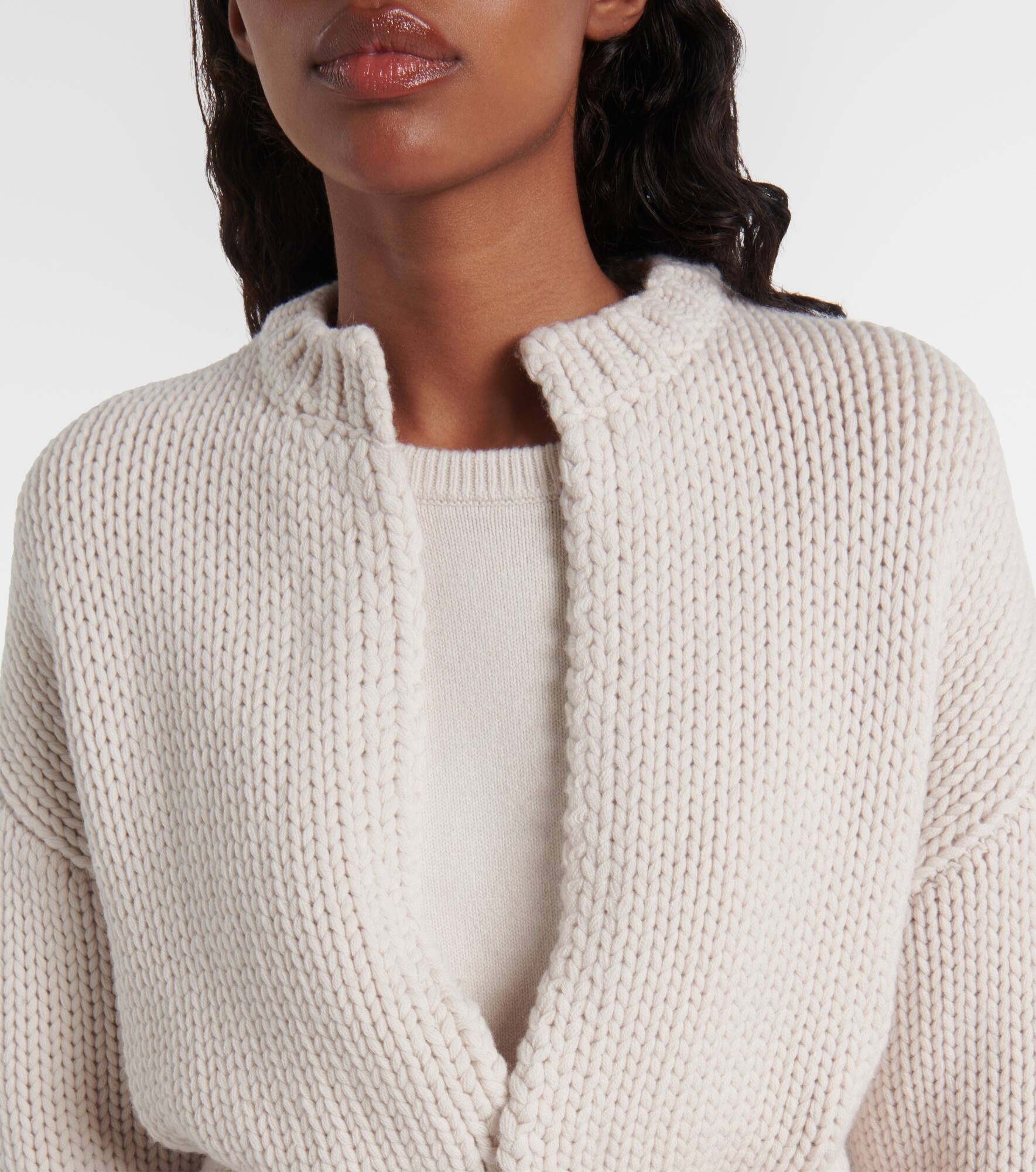 Ginza cashmere wrap cardigan - 4