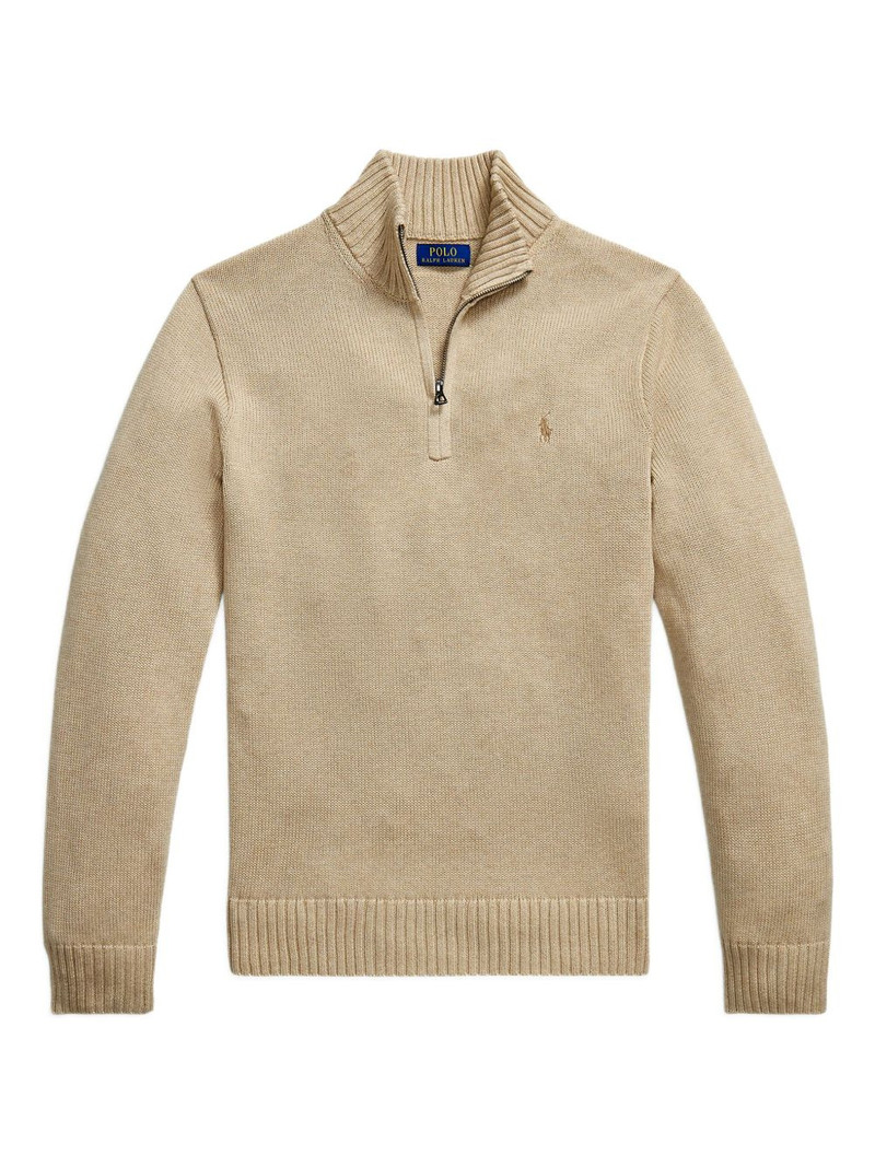 zipped long-sleeved sweater 1