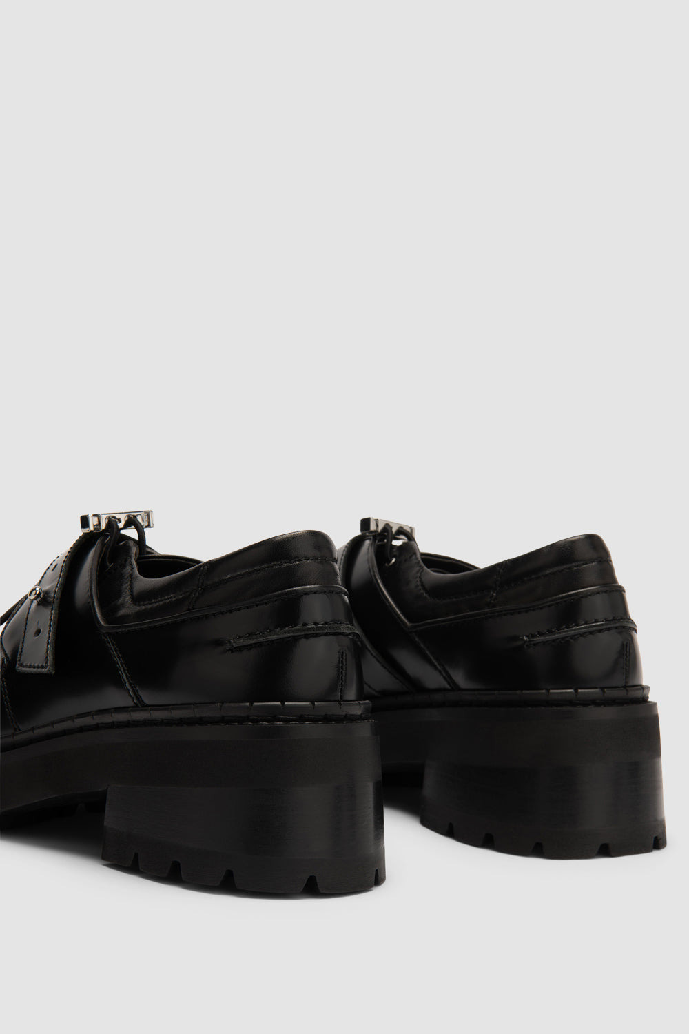 Yaka Creeper Black Semi Patent and Nappa Leather - 5