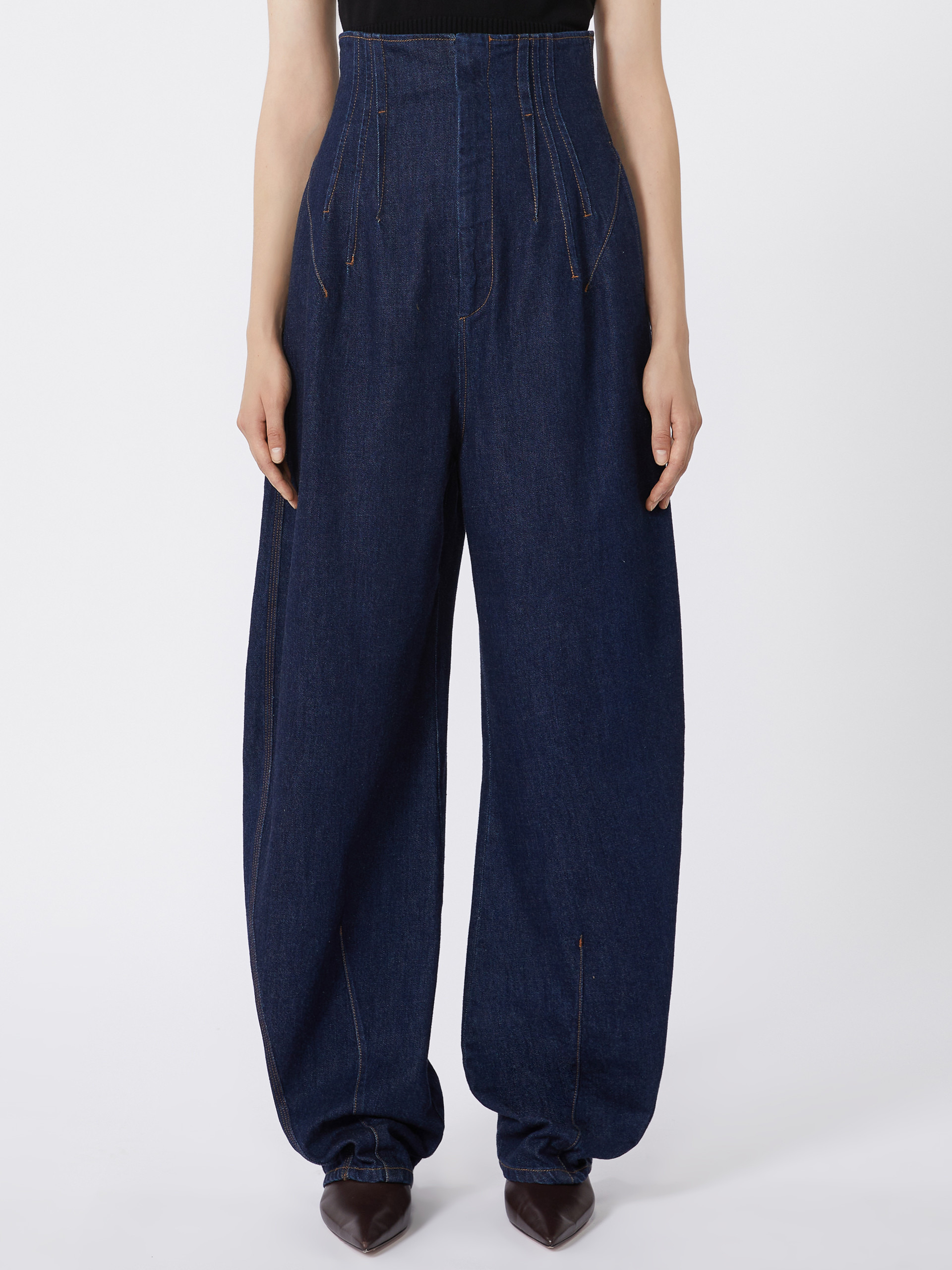 RIGA High-waisted denim trousers - 3