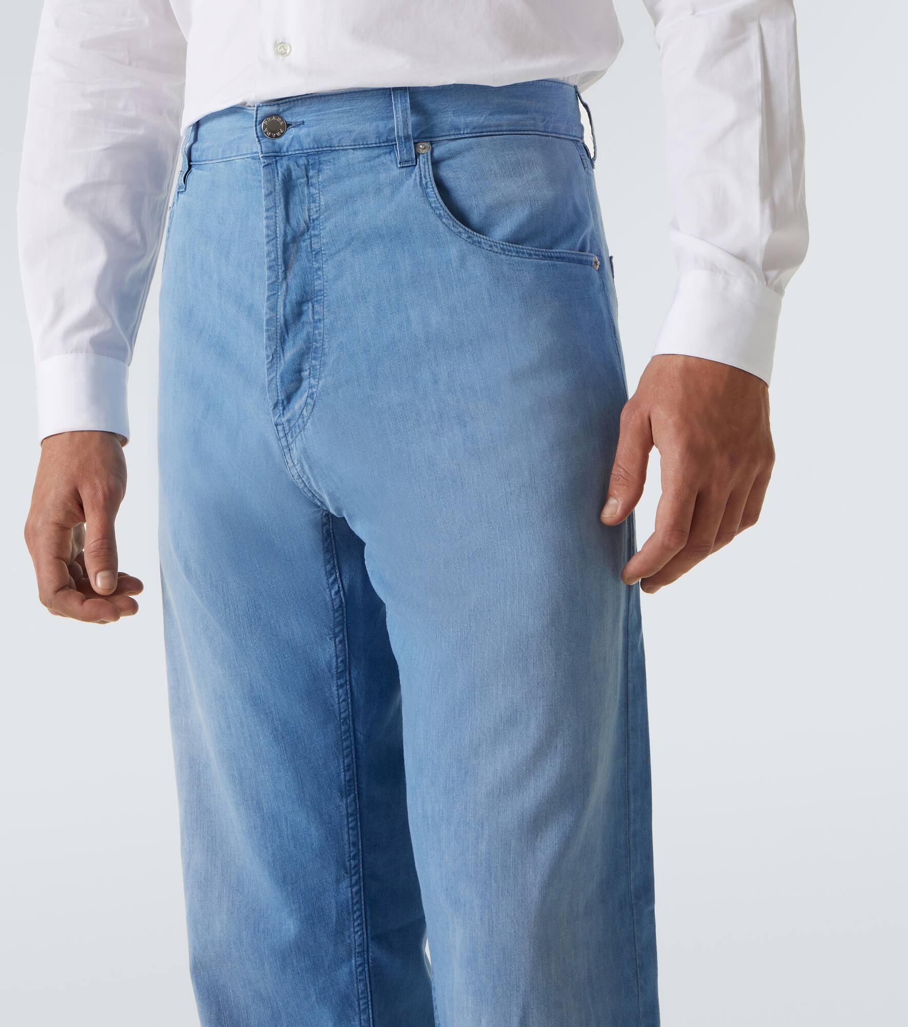 Mid-rise straight jeans - 5