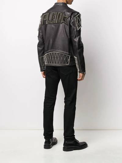 PHILIPP PLEIN biker Plein jacket outlook