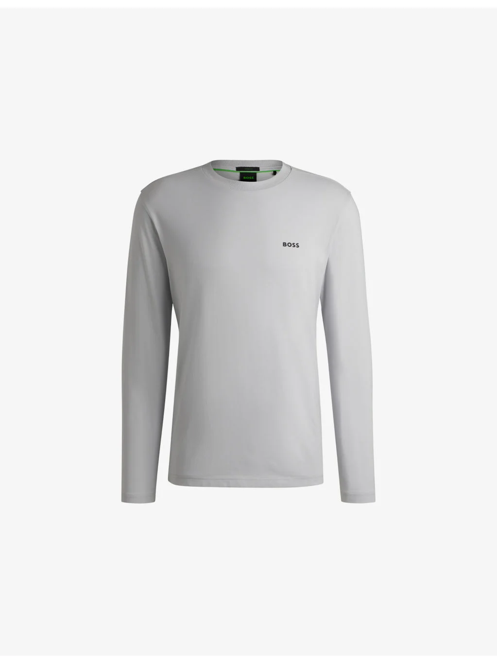 Brand-print long-sleeve cotton-jersey T-shirt - 1
