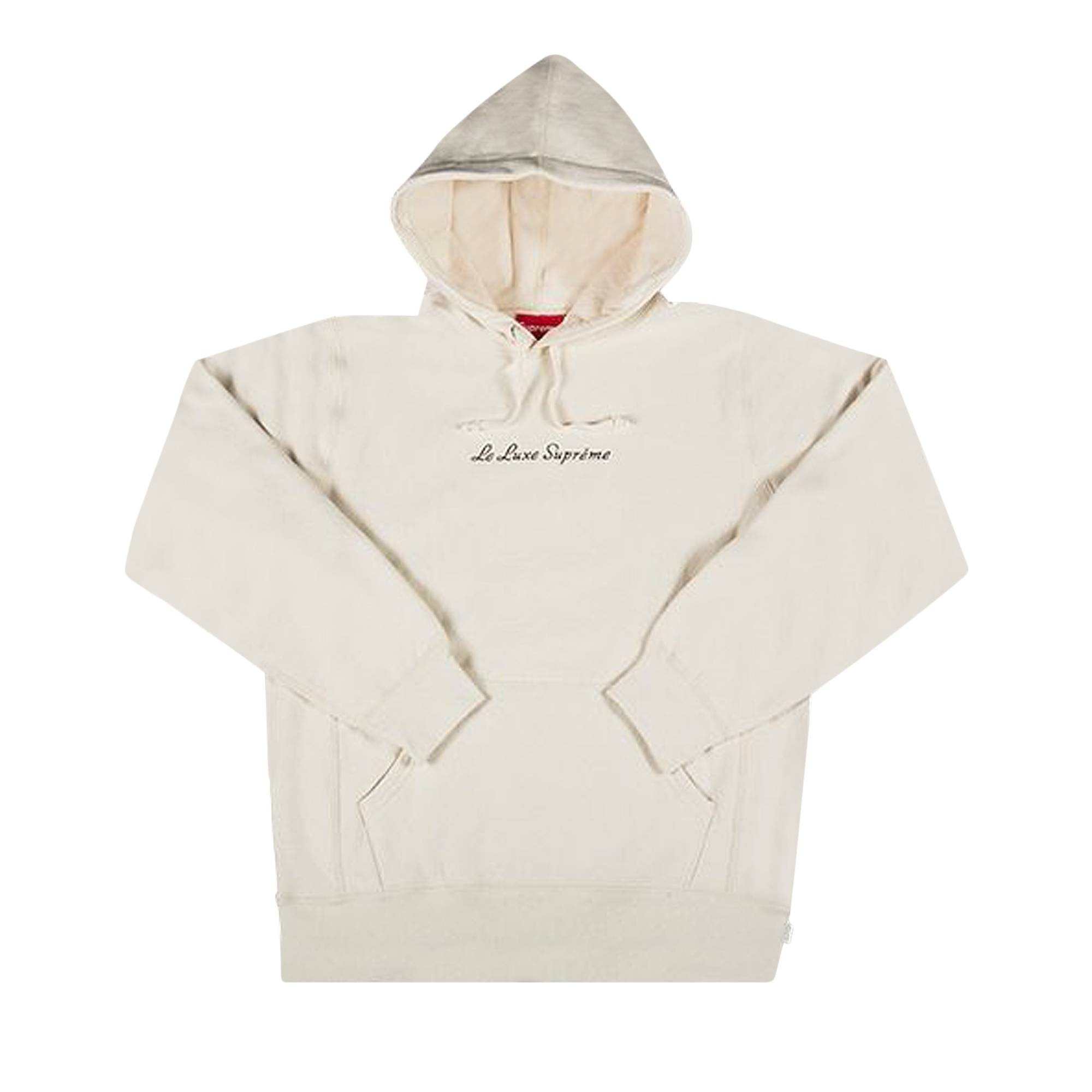 Supreme Supreme Le Luxe Hooded Sweatshirt 'Natural' | REVERSIBLE