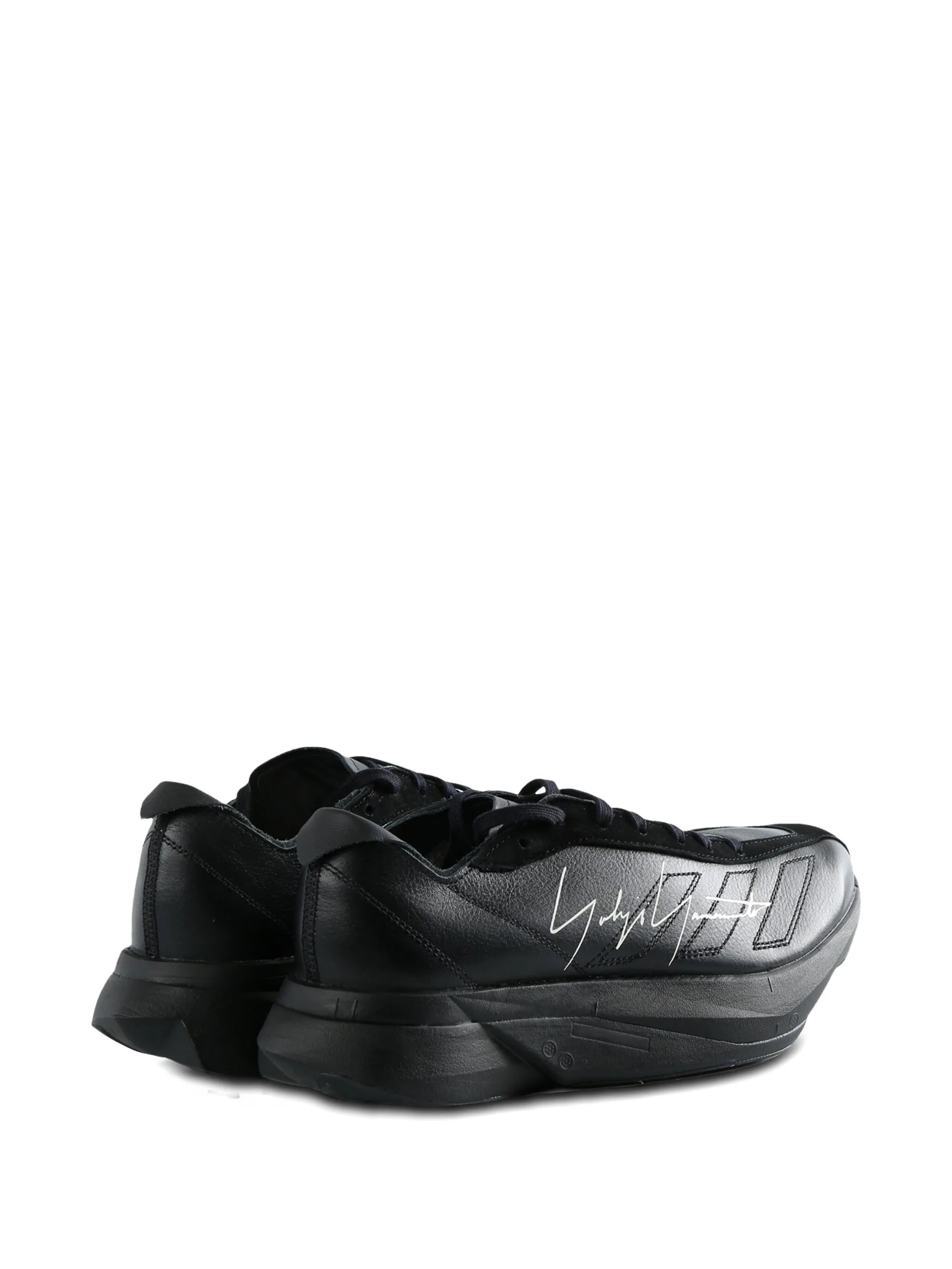 ADIOS PRO 3.0 LX SIGNATURE-DETAIL LEATHER TRAINERS - 3