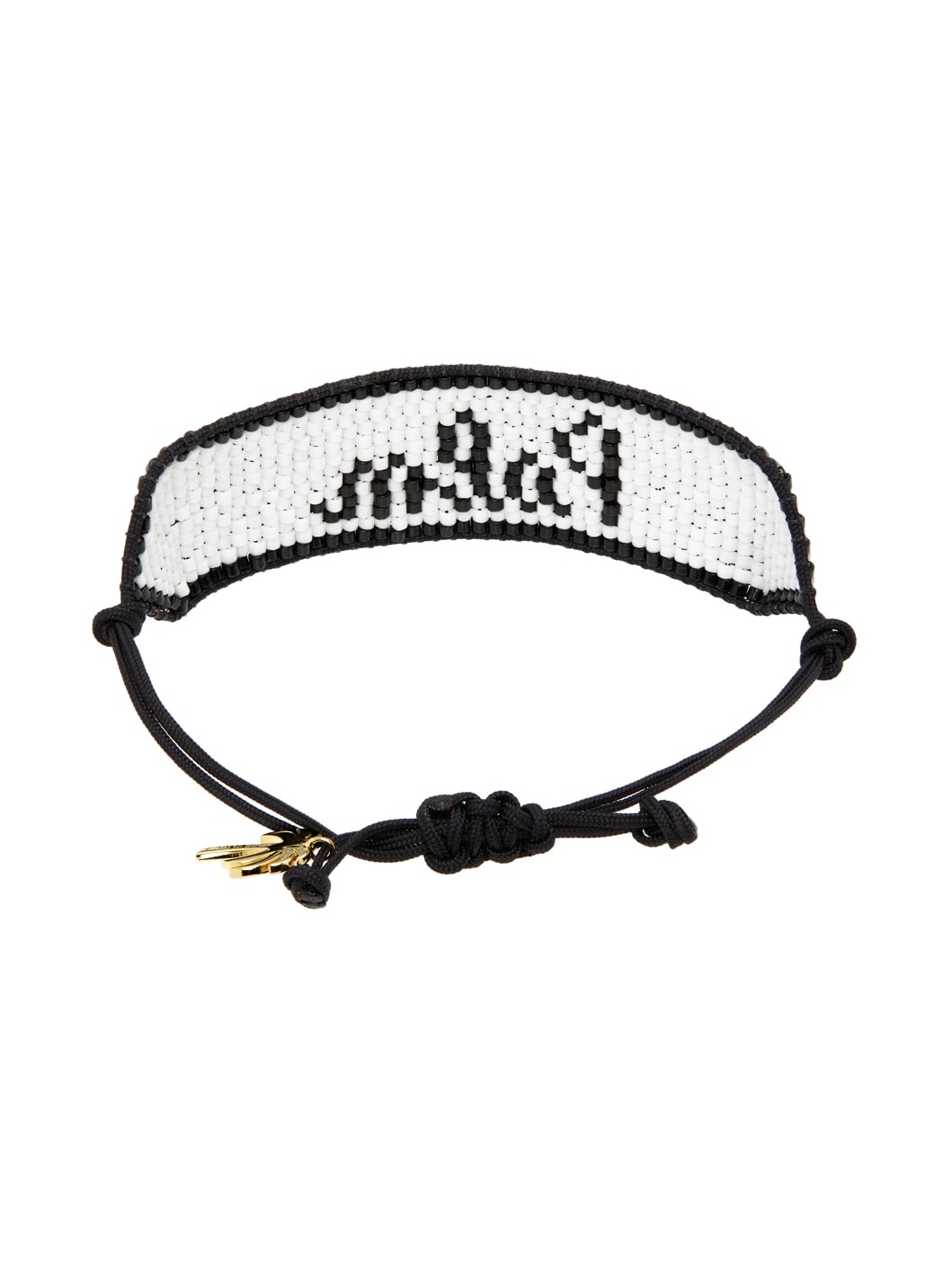 Black & White Angels Beaded Bracelet - 2