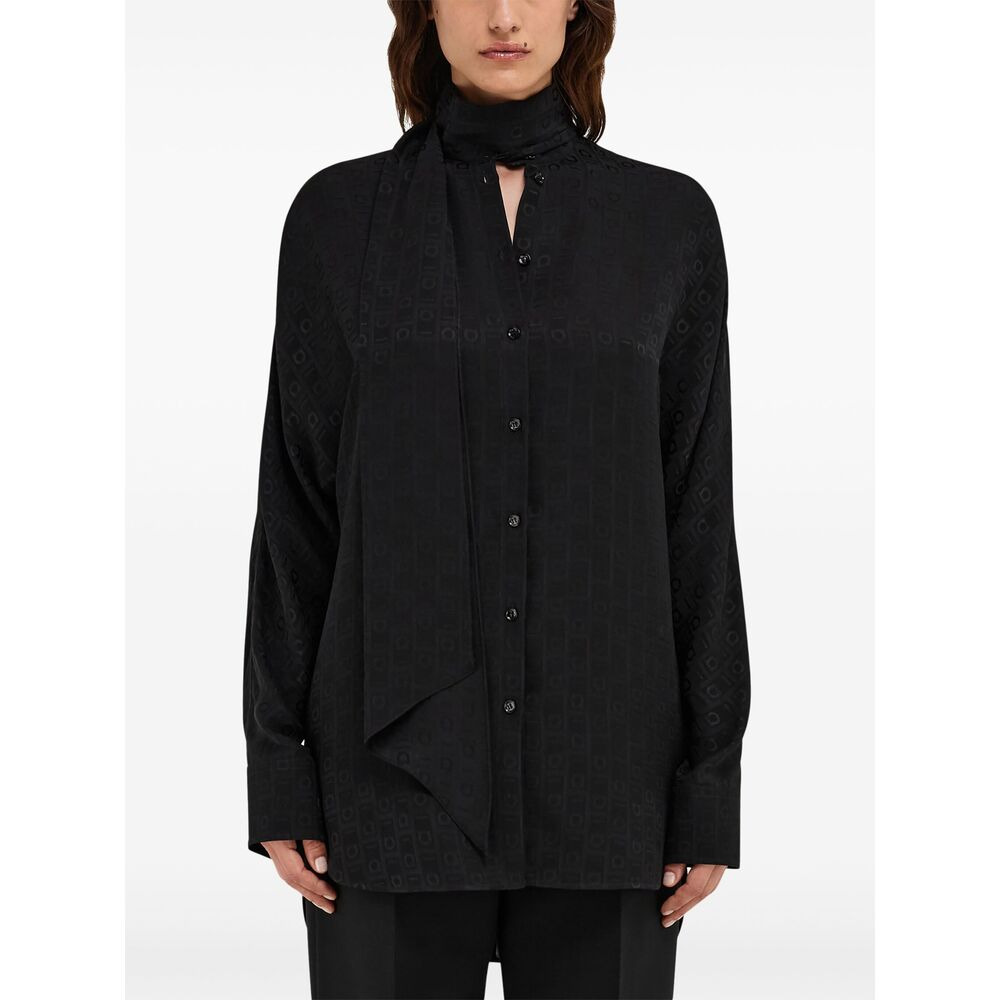 Ferragamo Black Tops - Blouses Women - 5