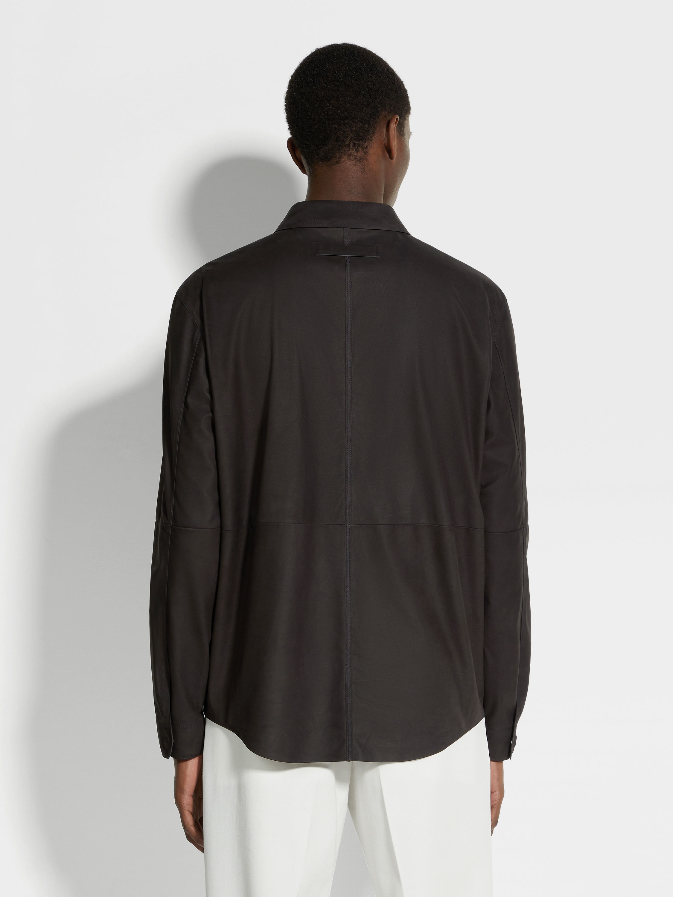 SECONDSKIN NUBUCK OVERSHIRT - 5