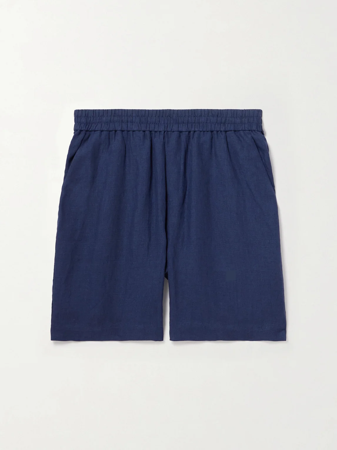 Straight-Leg Linen Shorts - 1