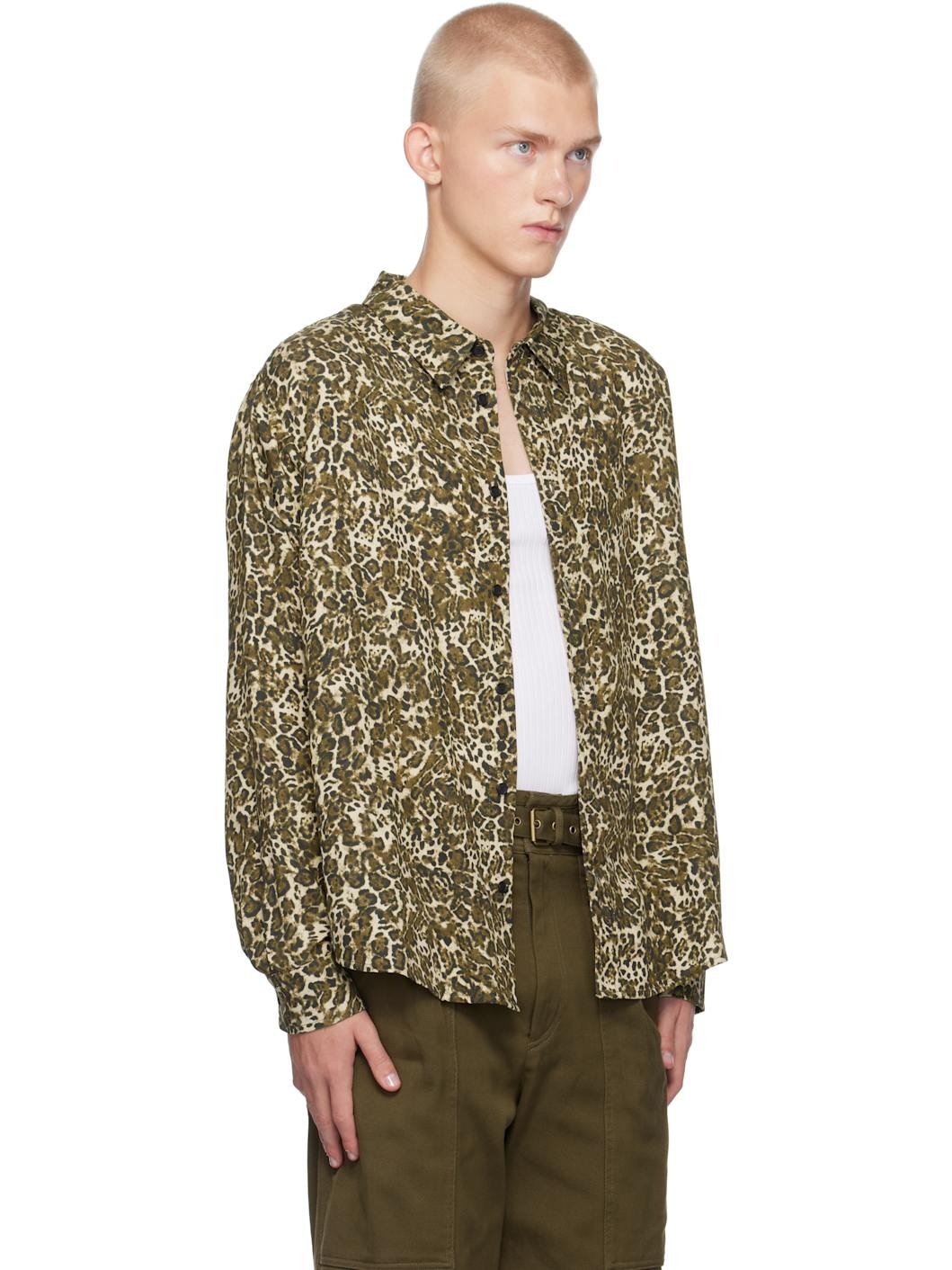 Brown & Tan Cybilio Shirt - 2