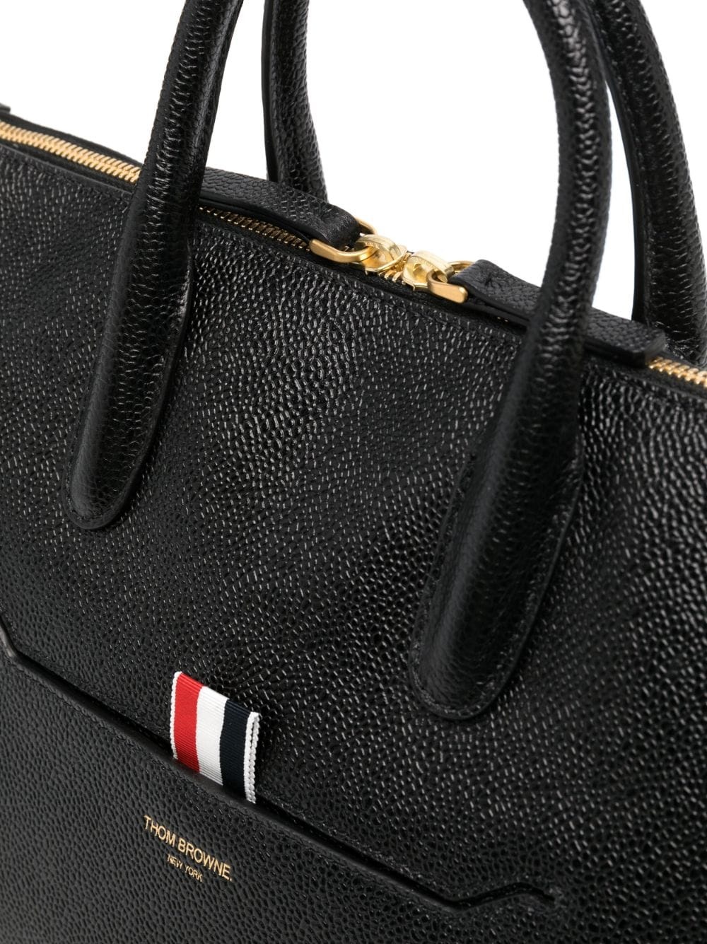 small leather tote bag - 4