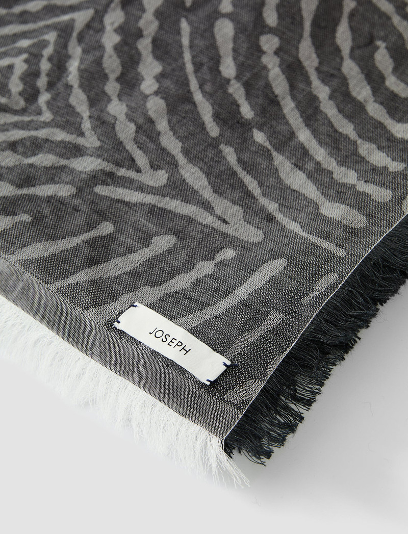 JOSEPH Posie Linen Blend Scarf outlook