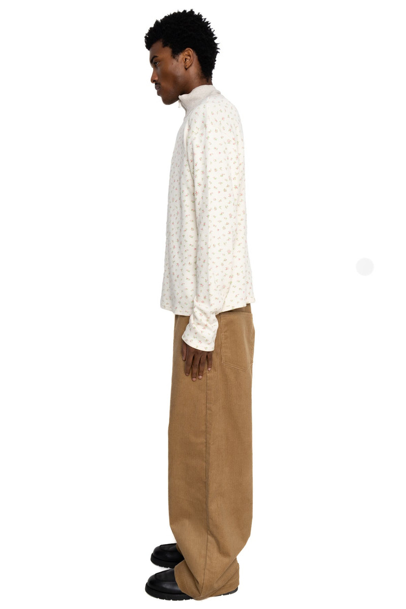 Kapital 8oz Corduroy ZIPPER PORT Baggy Pants - Beige outlook