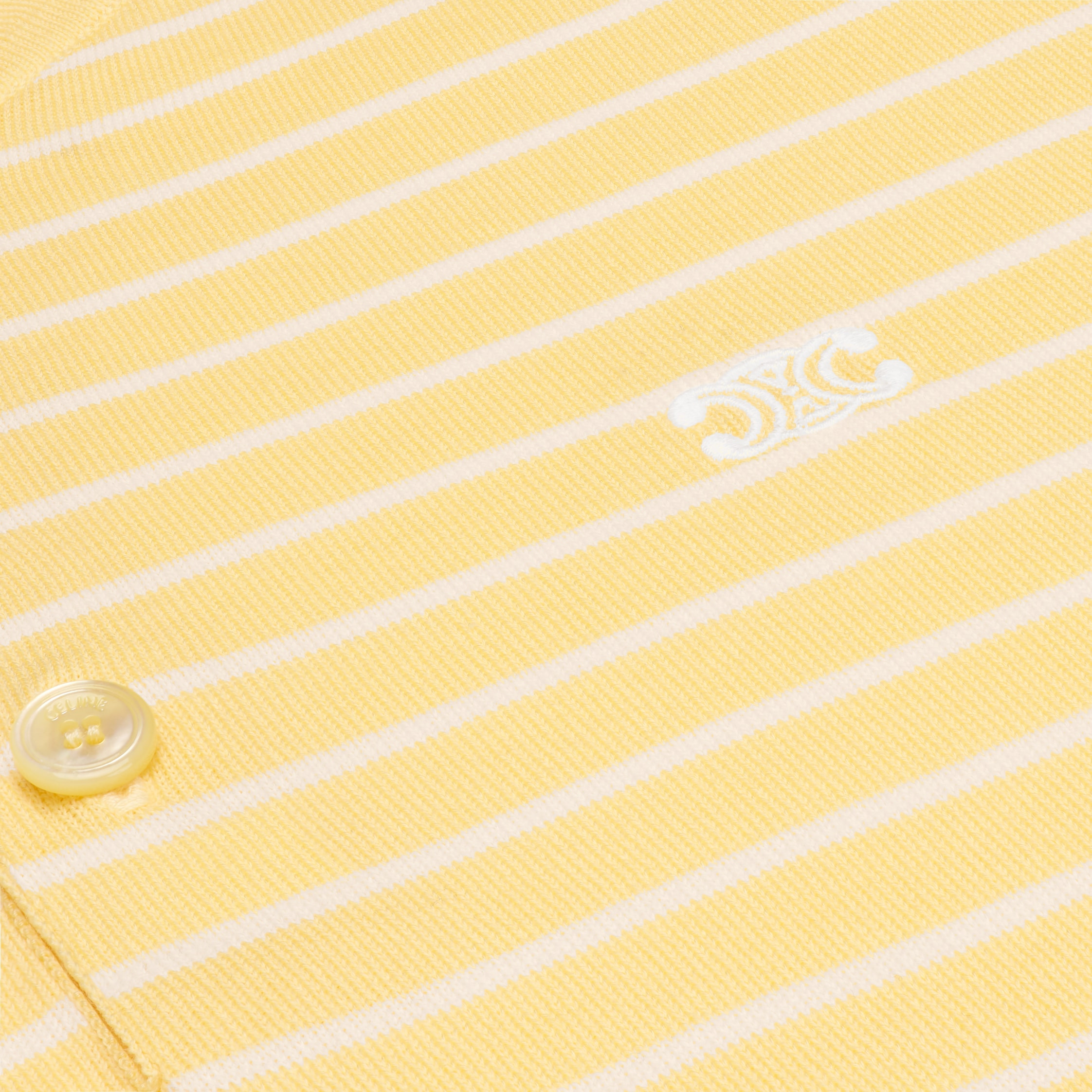 short-sleeved polo sweater IN fine cotton - 4