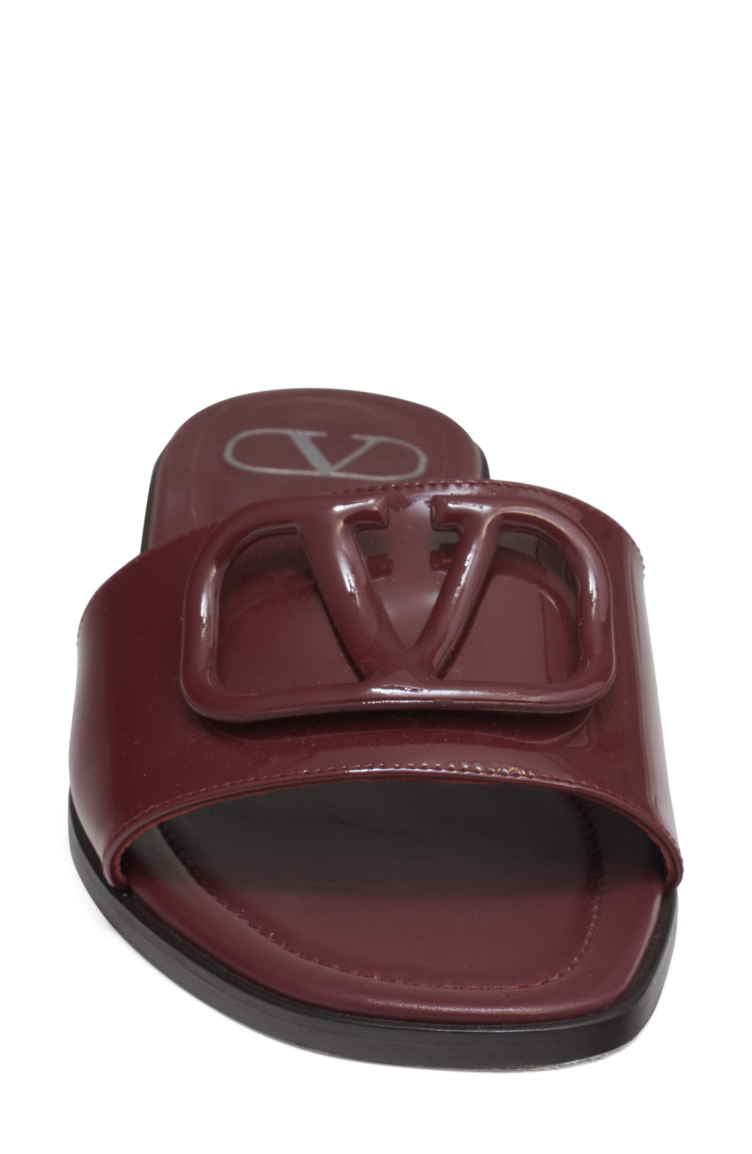 Valentino Garavani VLOGO Signature Slide Sandal in Red at Nordstrom - 4